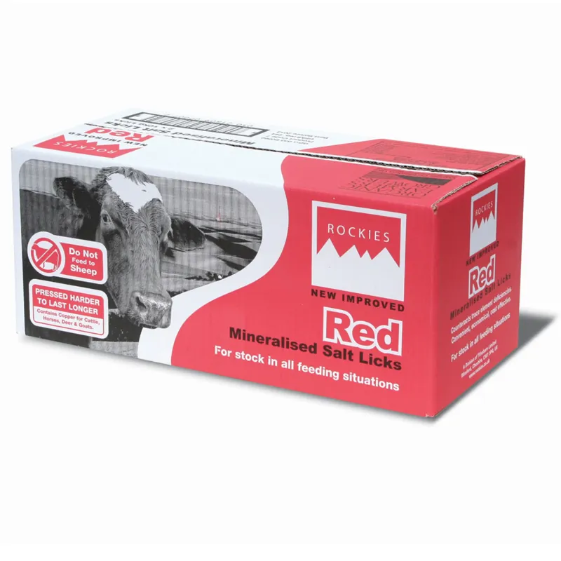 Rockies Red Mineralised Salt Lick 